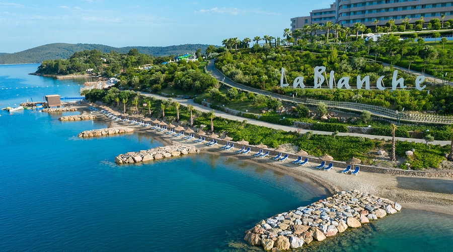 La Blanche Island Bodrum — beach