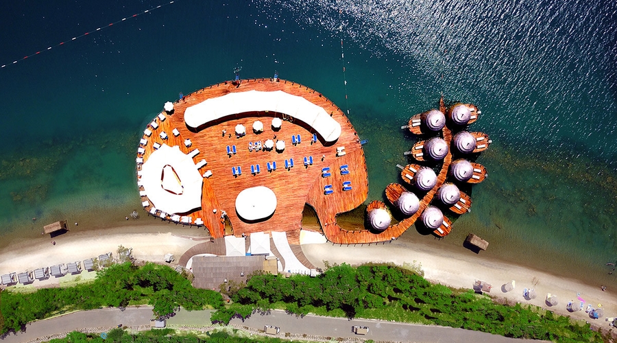 La Blanche Island Bodrum — beach