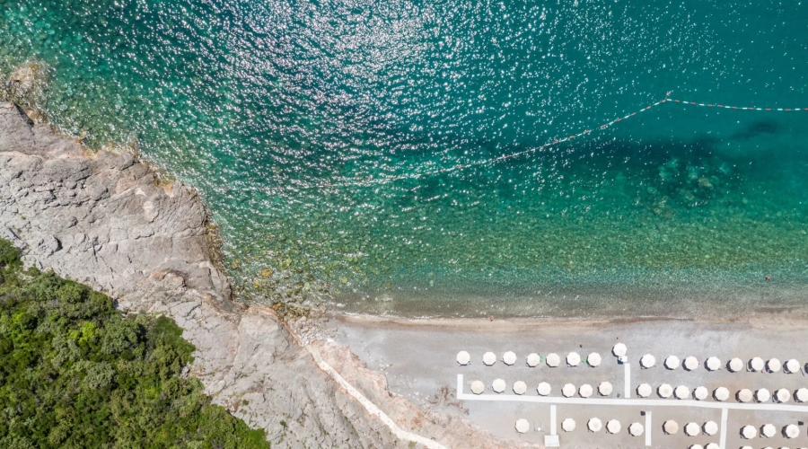 The Chedi Lustica Bay — beach
