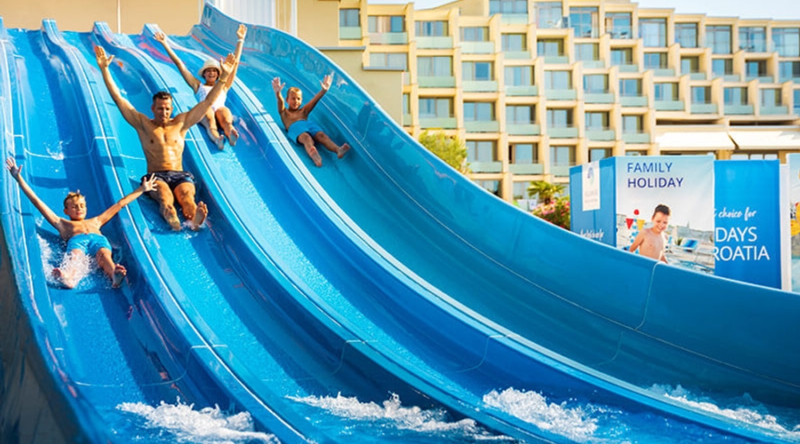 Valamar Parentino Hotel — waterslidesOlder